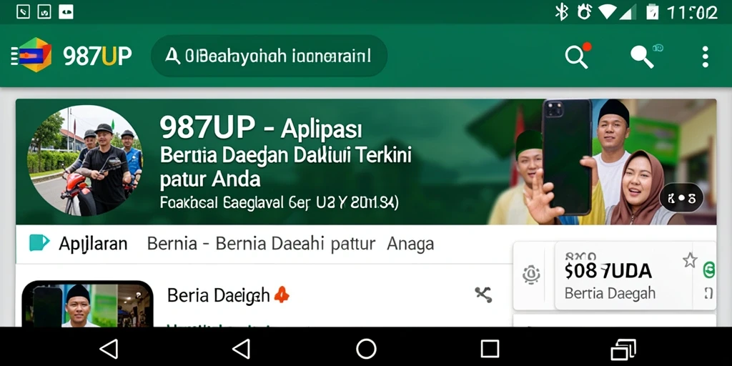 Antarmuka aplikasi Berita Daerah dengan informasi terkini.