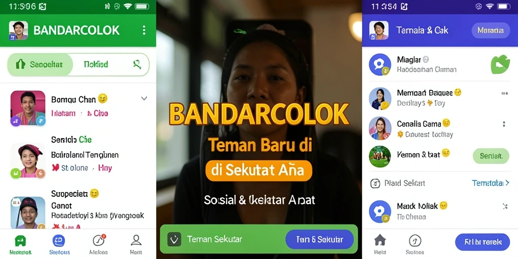 Tampilan antarmuka BANDARCOLOK yang nyaman dan mudah digunakan.