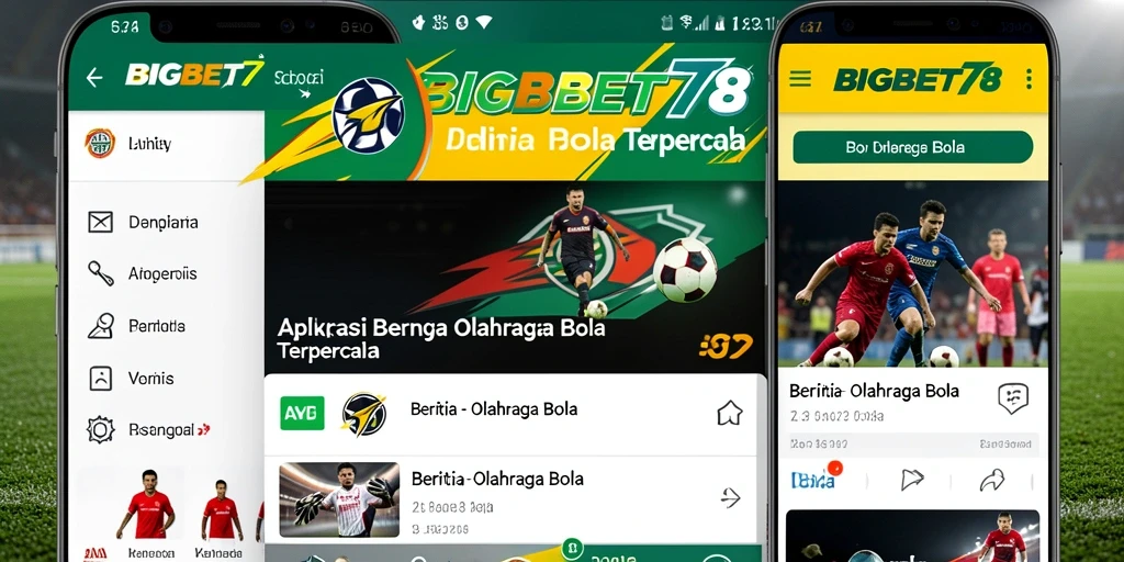 Antarmuka aplikasi BIGBET78 yang informatif dan menarik.
