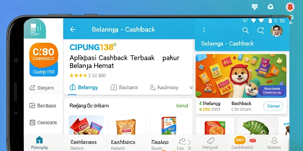 Tampilan antarmuka CIPUNG138 yang memudahkan pengguna melihat cashback.