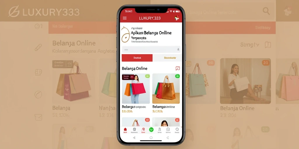 Tampilan antarmuka LUXURY333 yang menarik dan fungsional.