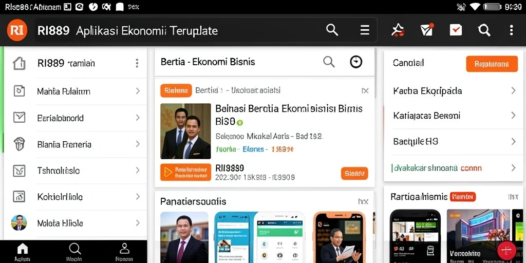 Screenshot RI889 menampilkan antarmuka aplikasi yang intuitif dan fungsional.