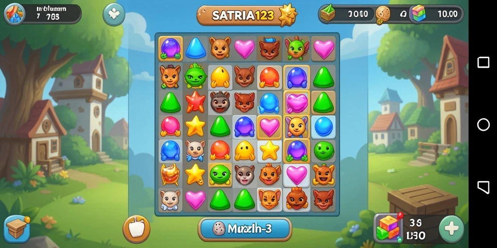 Tampilan antarmuka game SATRIA123 yang menawan dan menarik.