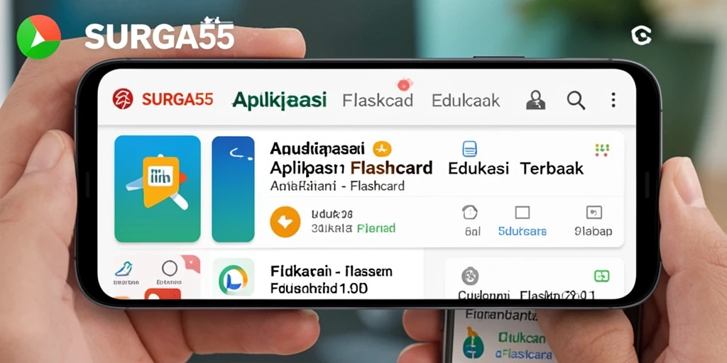 Antarmuka aplikasi SURGA55 yang sederhana dan fungsional.
